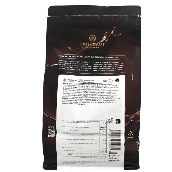 Pistoles philippines 68% x1kg callebault