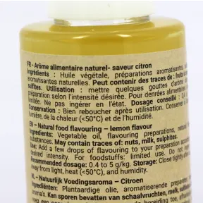 Arôme naturel citron 120 ml - 2