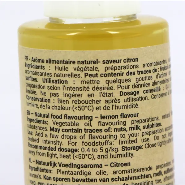 Arôme naturel citron 120 ml