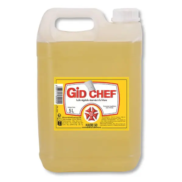 Huile de friture anti mousse Gid Chef