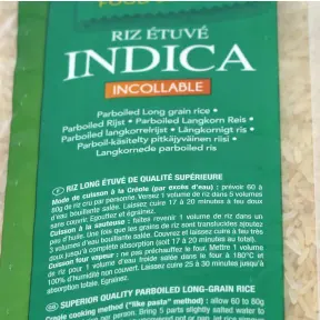 Riz long étuvé INDICA par 5 kg - 3