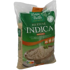 Riz long étuvé INDICA par 5 kg