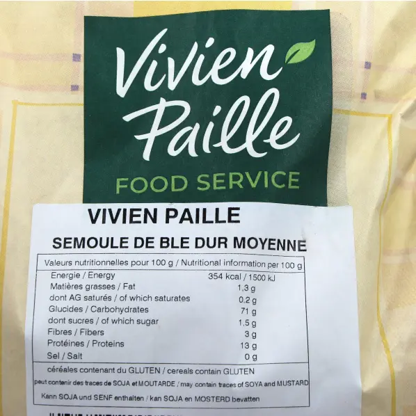 Semoule de blé dur Moyenne sac de 5 kg