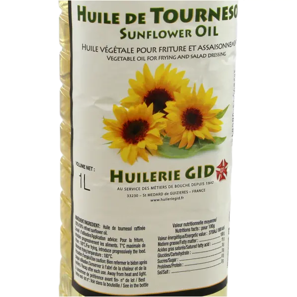 Huile de tournesol GID