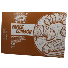 500 feuilles de papier cuisson siliconé C Propre 40x60 cm