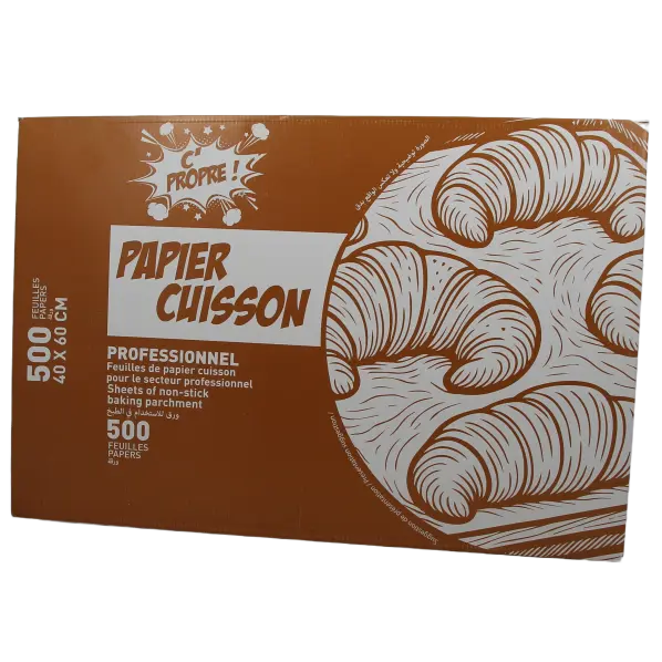 500 feuilles de papier cuisson siliconé C Propre 40x60 cm
