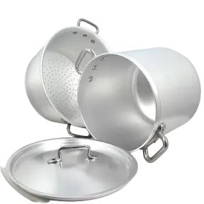 Couscoussier & marmite cuit vapeur en aluminium - 3