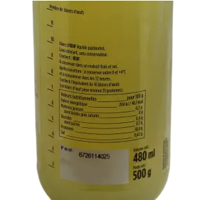 Blanc d’oeuf liquide pasteurisé ROA – 500g - 3