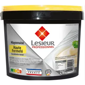 Seau de mayonnaise haute fermeté Lesieur 5 litres