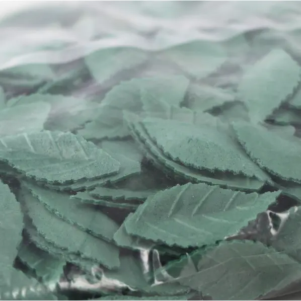 500 feuilles vert foncé en azyme