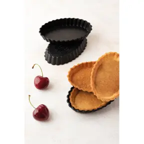 Moule à tartelette cannelée oblongue en Exoglass - 2