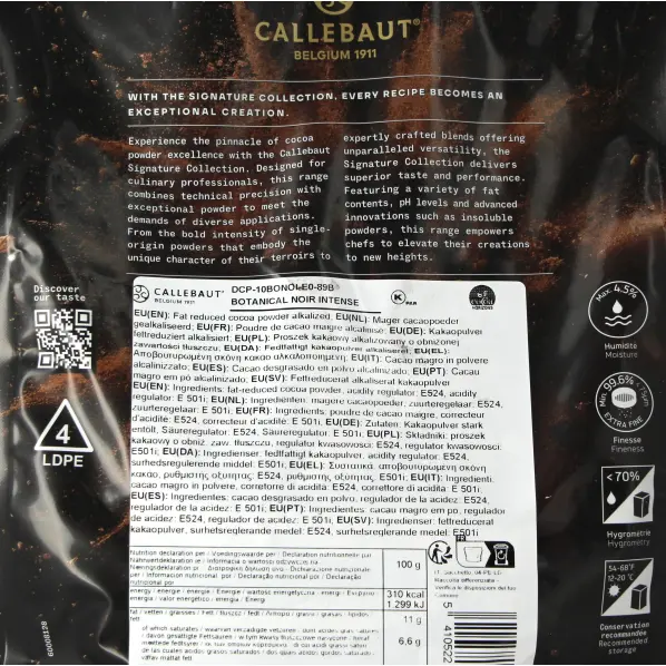 Cacao en poudre noir intense 1 kg
