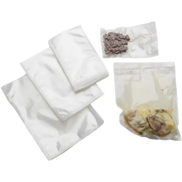 100 sacs sous-vide gaufrés pour congélateur de -20°C à +40°C