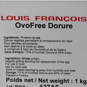 Ovofree Dorure alimentaire Louis Francois - 2