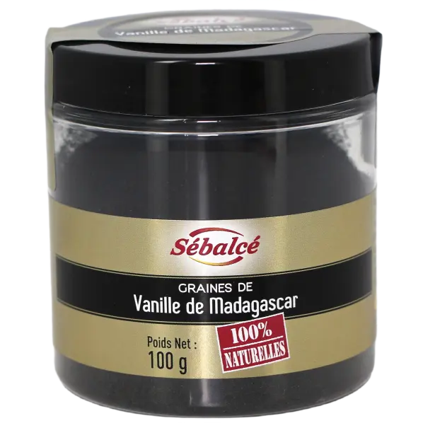 Graines de vanille Bourbon 100 g Sébalcé