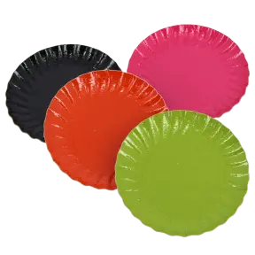 100 assiettes en carton Tutti Frutti 9,7 cm