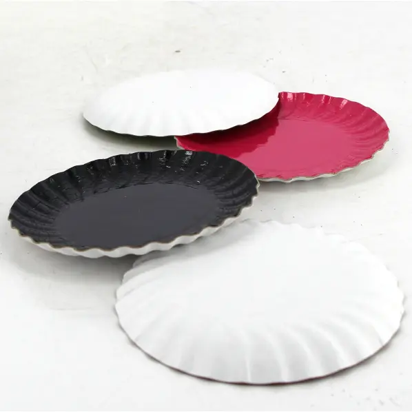 100 assiettes en carton Tutti Frutti 9,7 cm