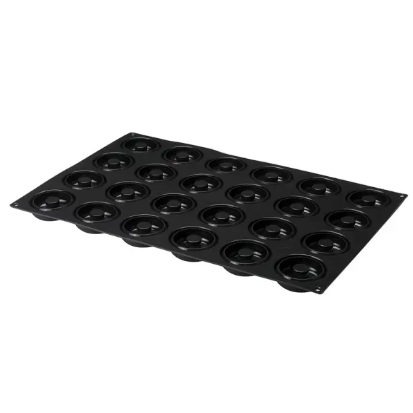 24 moules en silicone Ring Flexipan Inspiration 8 x 2,3 cm