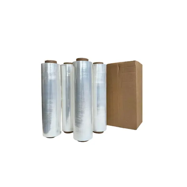 4 rouleaux de film étirable en PE sans PVC