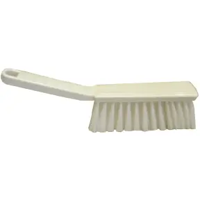 Balayette blanche Brosshygien droite à fibres souples