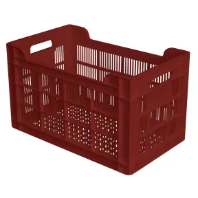 Caisse ajourée 32L en PEHD 50 x 30 cm