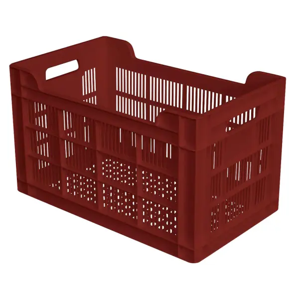 Caisse ajourée 32L en PEHD 50 x 30 cm