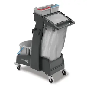 Chariot de ménage avec presse + 2 seaux 15 & 17L - 2