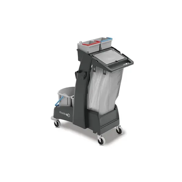 Chariot de ménage avec presse + 2 seaux 15 & 17L