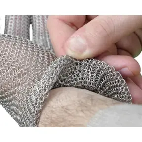 Gants anti-coupures ambidextres en cotte de maille - 3