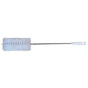 Goupillon en inox manche blanc - 2