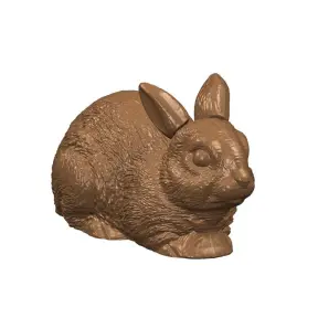 Moule à chocolat lapin allongé