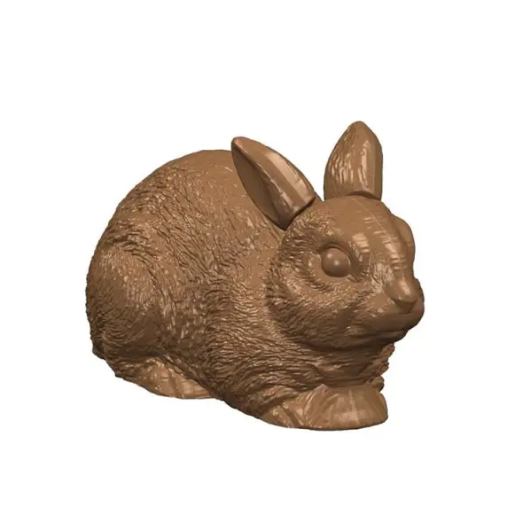 Moule à chocolat lapin allongé