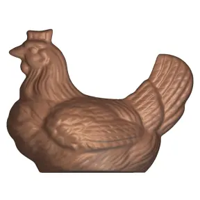 Moule à chocolat 4 poules couveuses