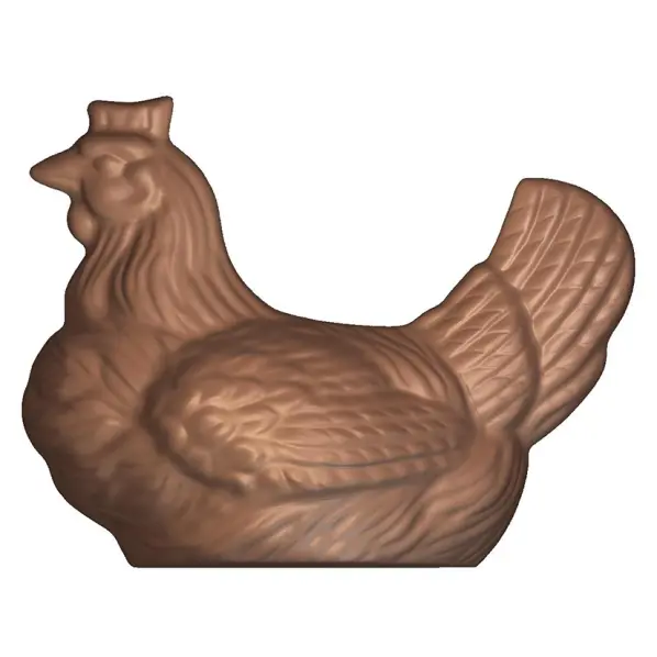 Moule à chocolat 4 poules couveuses