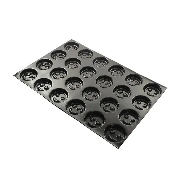 Moule 24 smileys flexipan