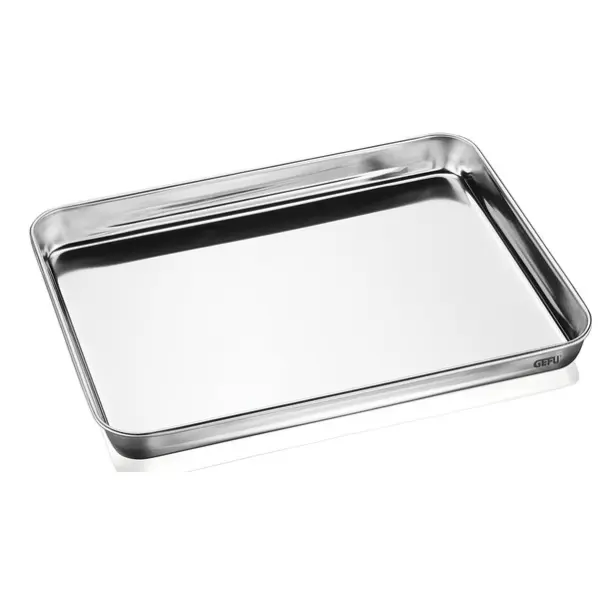 Plat japonais en inox + grille 31 x 24 cm