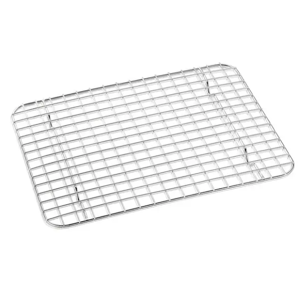 Plat japonais en inox + grille 31 x 24 cm