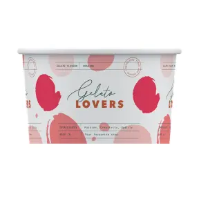Pots à glace en carton Gelato Lovers - 2