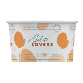 Pots à glace en carton Gelato Lovers - 3