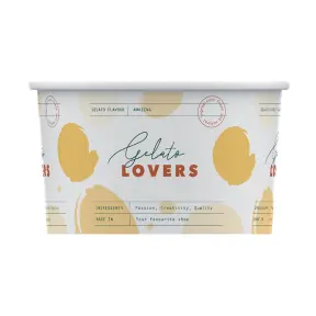 Pots à glace en carton Gelato Lovers - 4