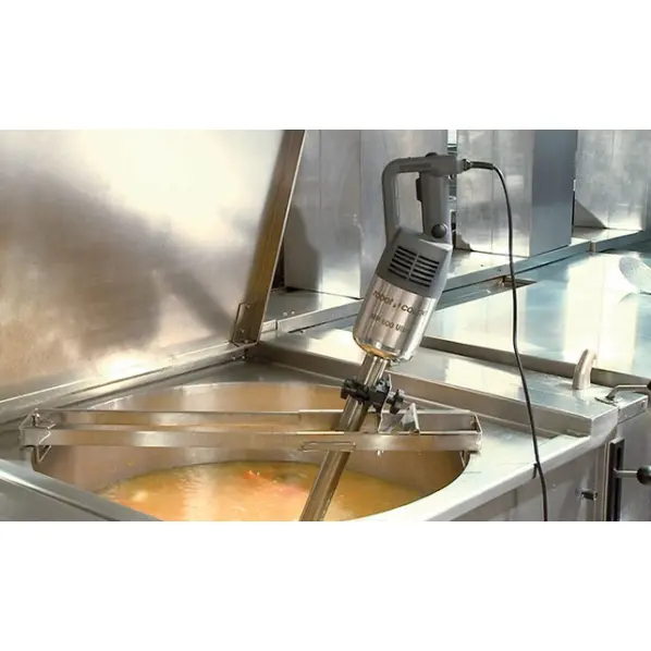 Support de mixeur extensible en inox pour marmite