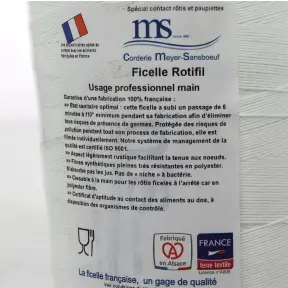 Ficelle à viande & cuisine Rotifil 2TE avec mandrin 1 kg - 2