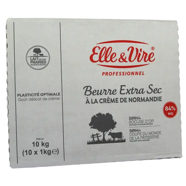 Beurre extra sec Elle & Vire 84% 10 kg