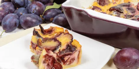 Clafoutis aux prunes