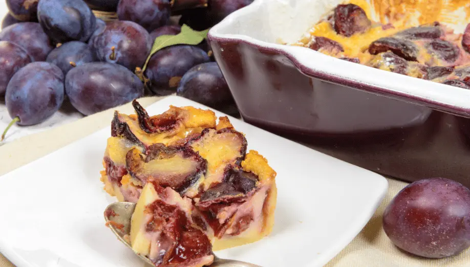 Clafoutis aux prunes