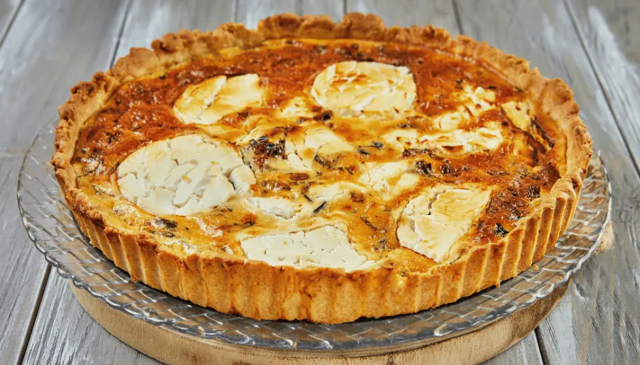 Quiche aux courgettes et chèvre