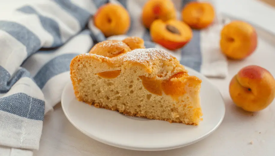 Gâteau moelleux aux abricots