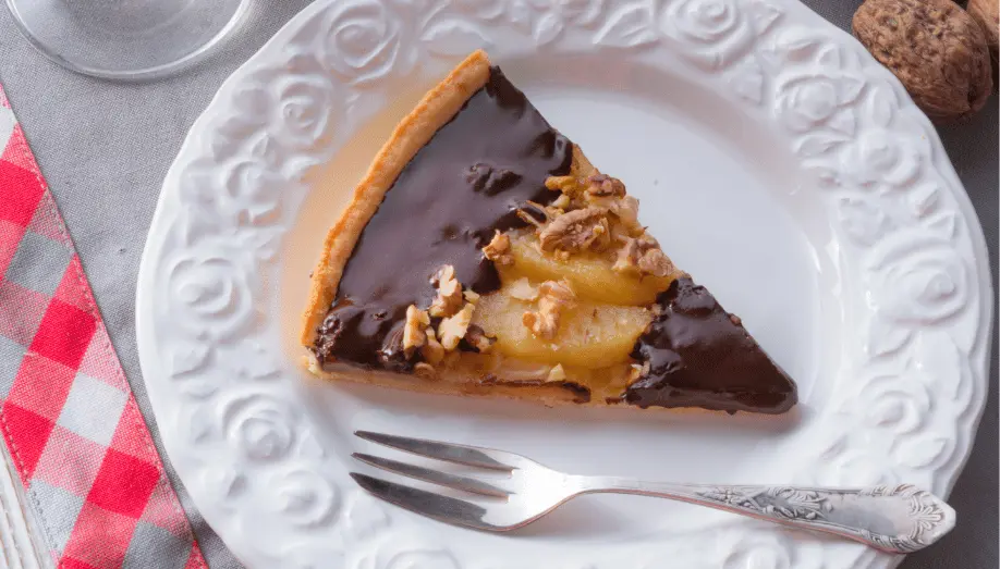Tarte poire chocolat