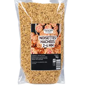 Noisettes décortiquées hachées grillées 1 kg