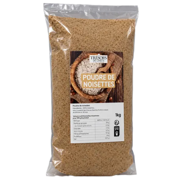 Noisettes râpées fines pour pâtisserie vendues 1 kg